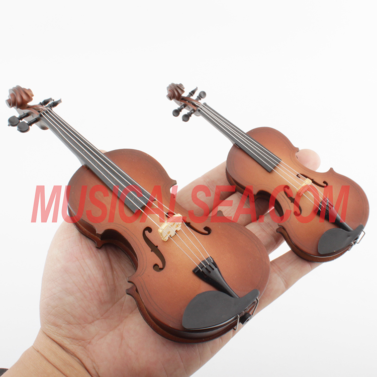 Miniature violin mini cello toy christmas orn